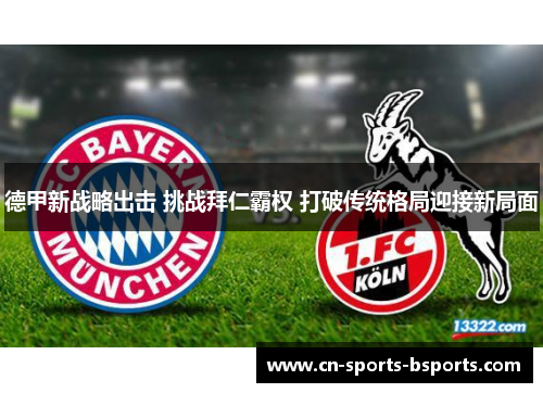 德甲新战略出击 挑战拜仁霸权 打破传统格局迎接新局面 德甲新战略出击 挑战拜仁霸权 打破传统格局迎接新局面